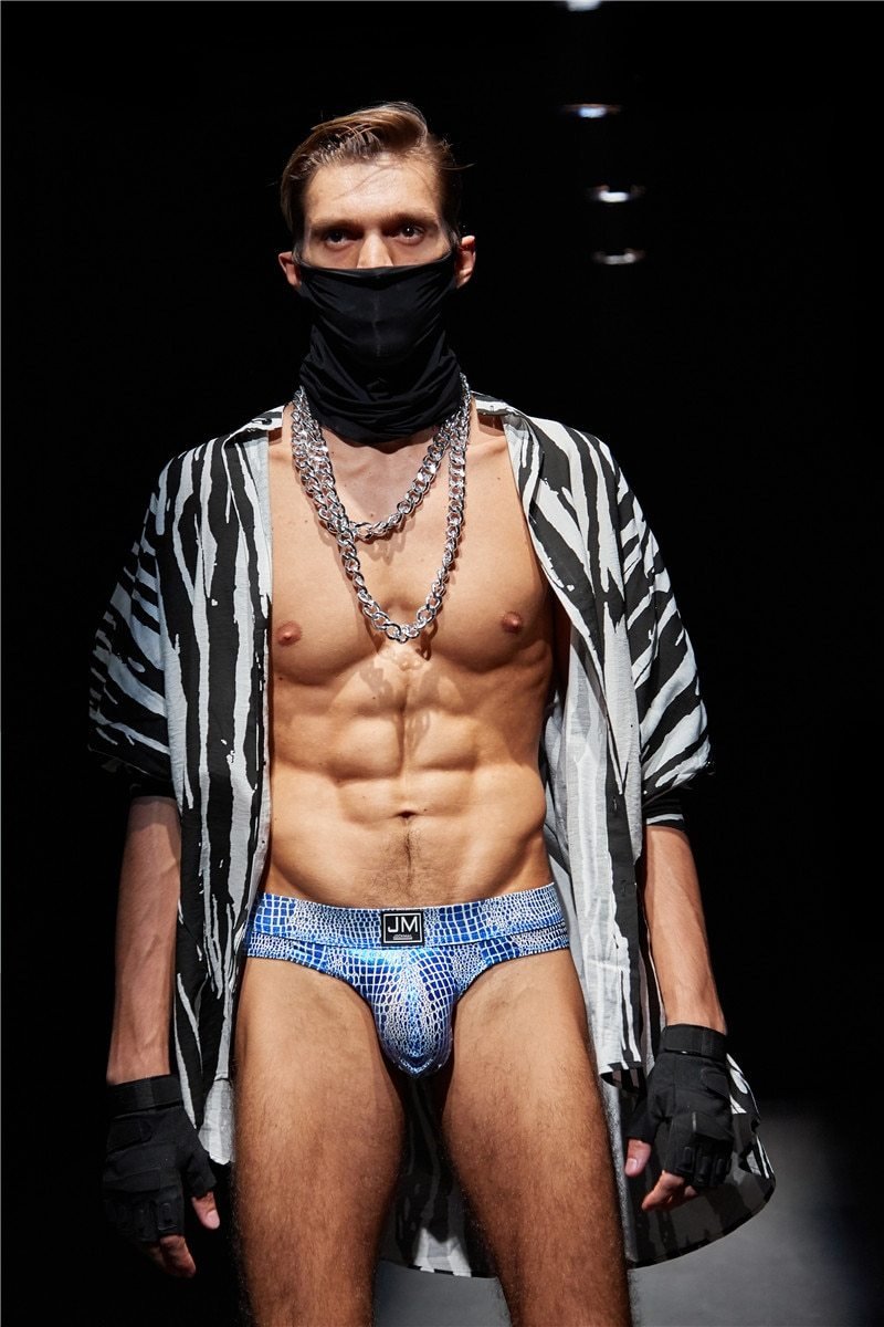 Scale Metallic Thong | dmunderwear detail image 1
