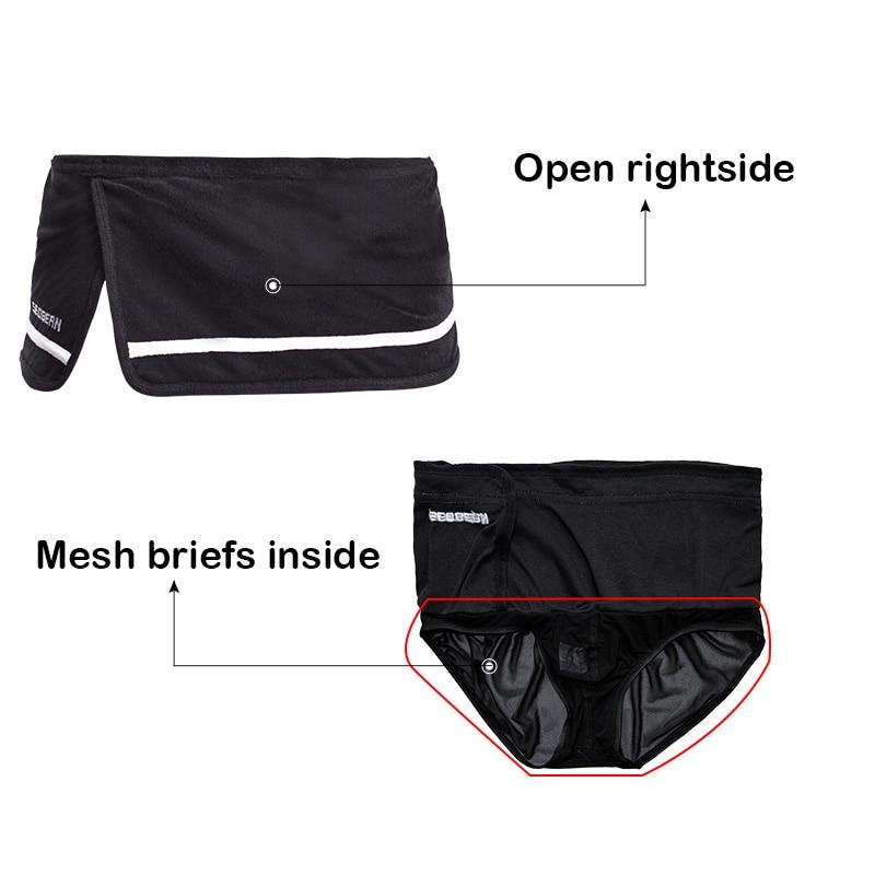 ORVLS Seobean Running Shorts with Hidden Briefs | dmunderwear detail image 10