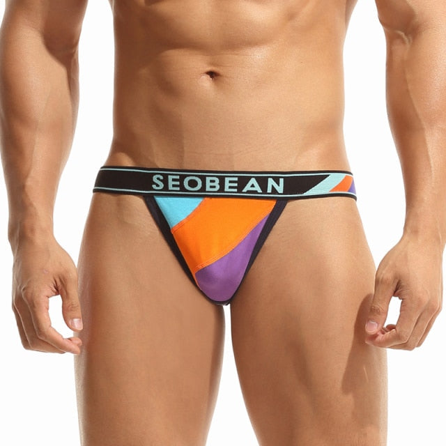 Seobean Color Block Jockstrap | dmunderwear variant image
