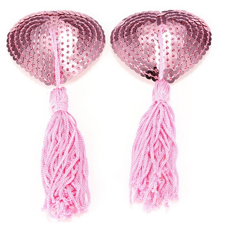 Sexy Burlesque Tassel Pasties | dmunderwear detail image 1