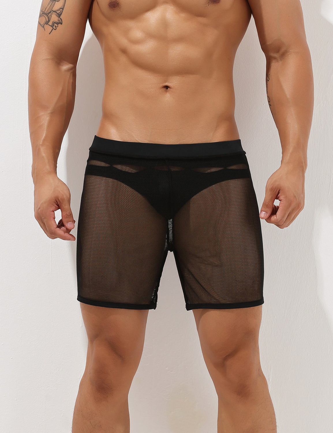 Sexy Mesh Shorts 00605 | dmunderwear detail image 1