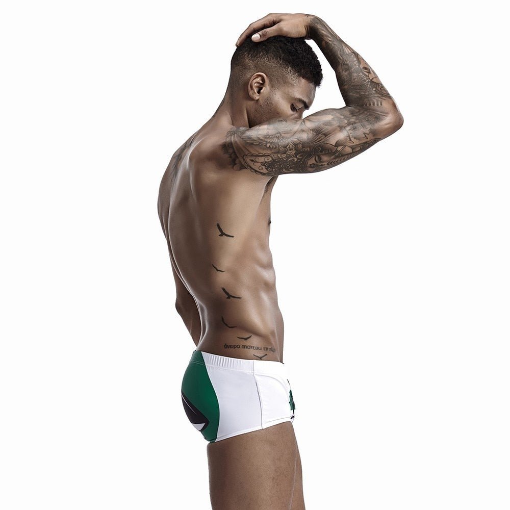 Shark Surfing Swim Trunks | dmunderwear detail image 5