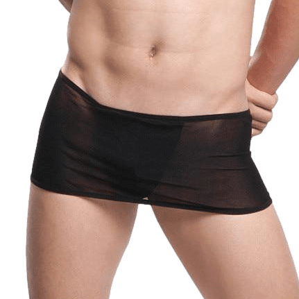 Sheer G-string Skirt | dmunderwear detail image 1