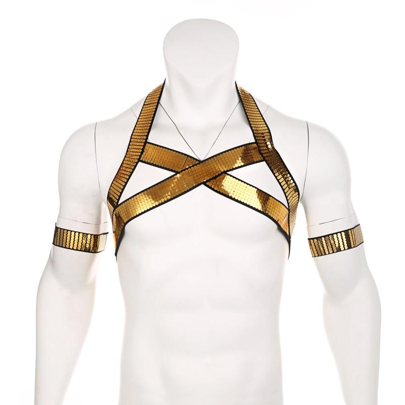 ORVLS Shiny Gold Harness | dmunderwear product image 4