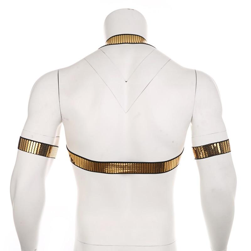 ORVLS Shiny Gold Harness | dmunderwear product image 5