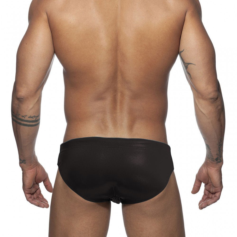 Shiny Metallic Swim Briefs | dmunderwear detail image 18