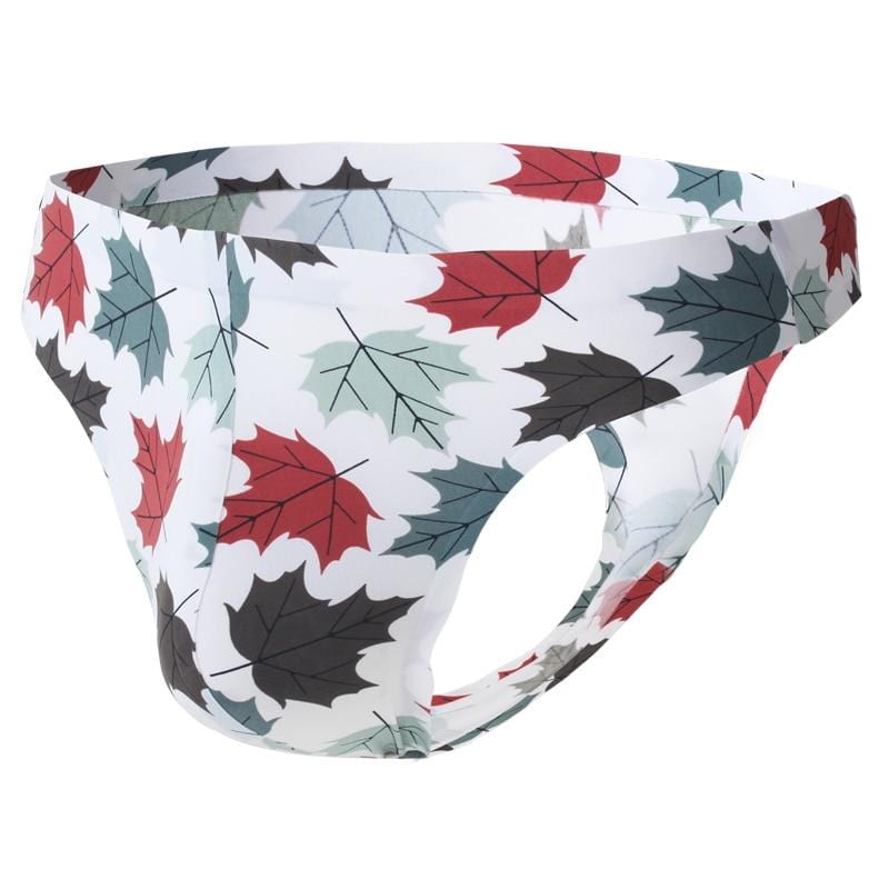Silky Print Thong | dmunderwear detail image 1