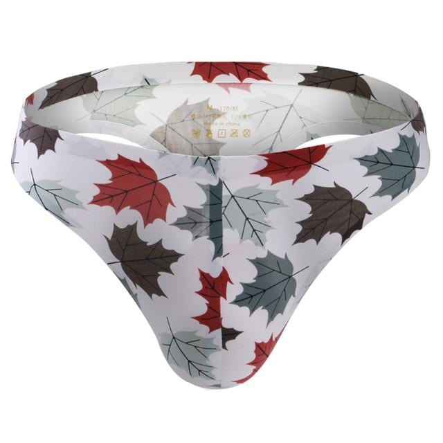 Silky Print Thong | dmunderwear variant image