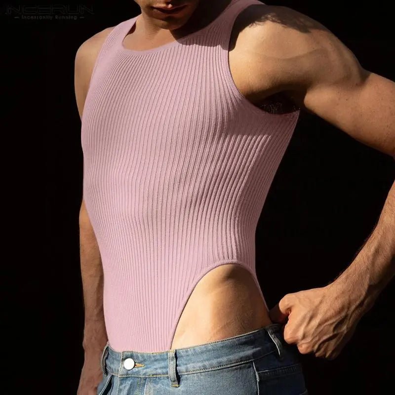 ORVLS Sleeveless High Cut Festival Body Suit | dmunderwear detail image 1