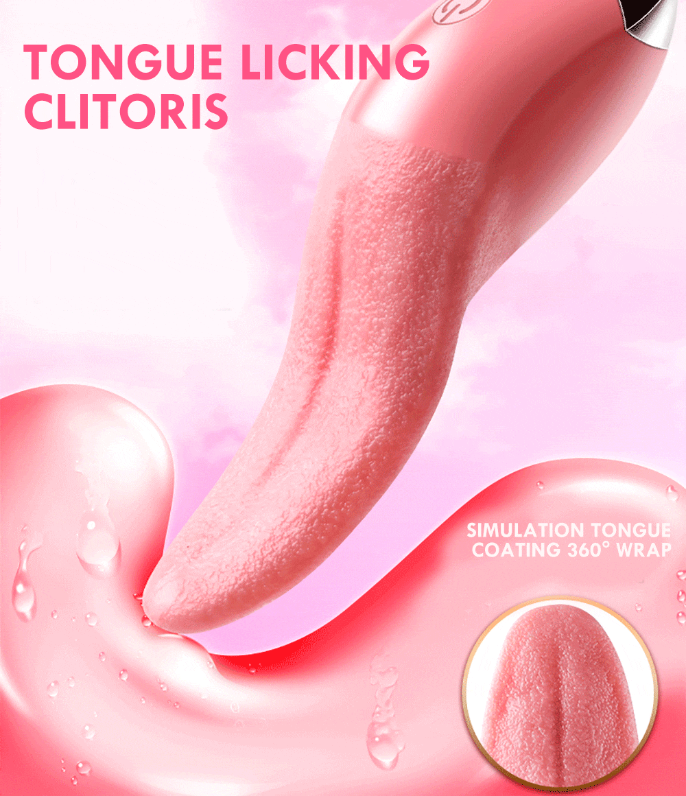 Soft Tongue Licking Vibrator | dmunderwear product image 3