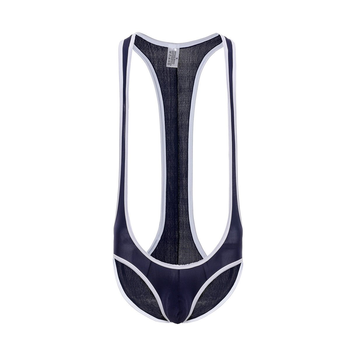 Solid Open Chest Brief Singlet | dmunderwear detail image 12