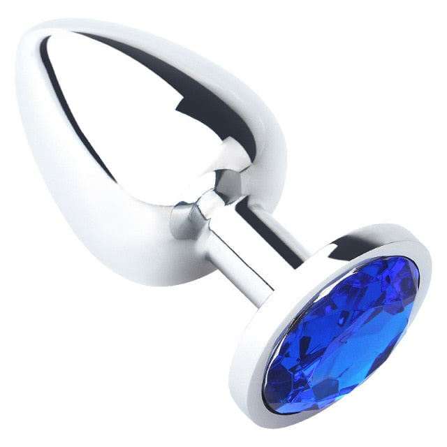 Stainless Steel Jewel Butt Plug | dmunderwear detail image 1