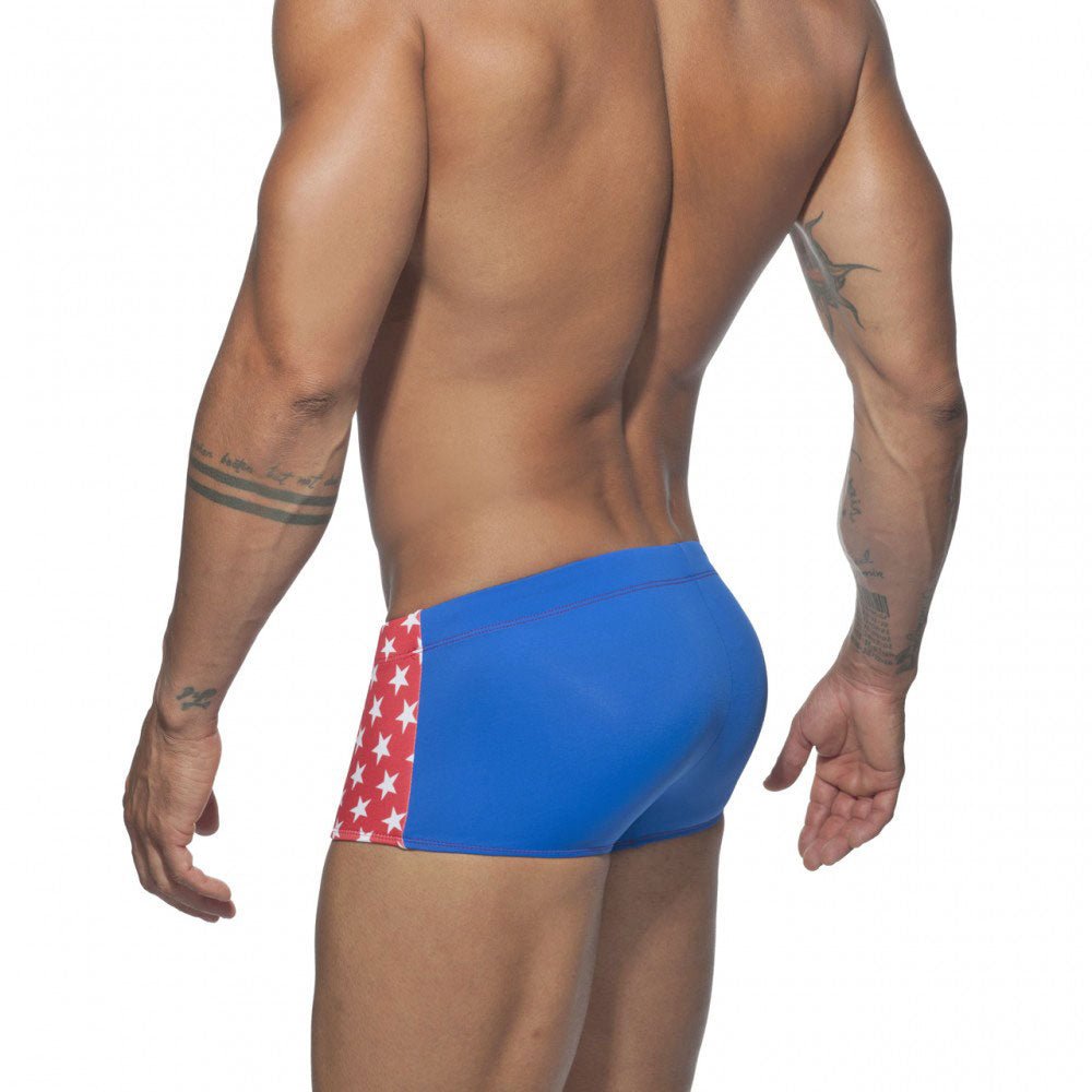 Stars Ultra Square Cut Swim Trunks | dmunderwear detail image 4