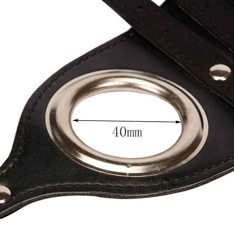 Strapped BDSM Penis Restraint Belt With Buckles | dmunderwear product image 3