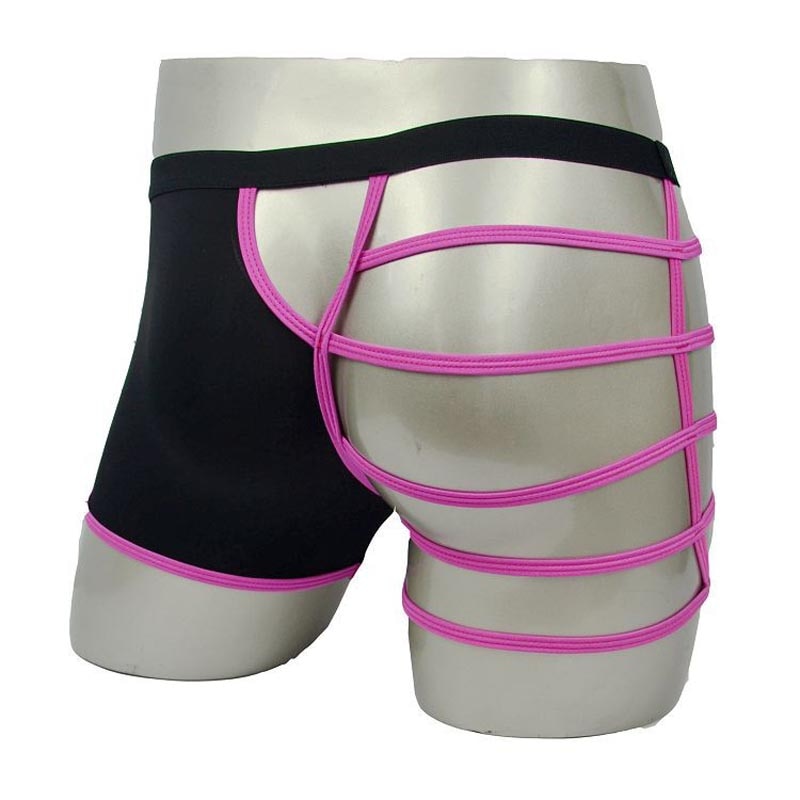 Strappy Gay Boxer Briefs | dmunderwear detail image 1