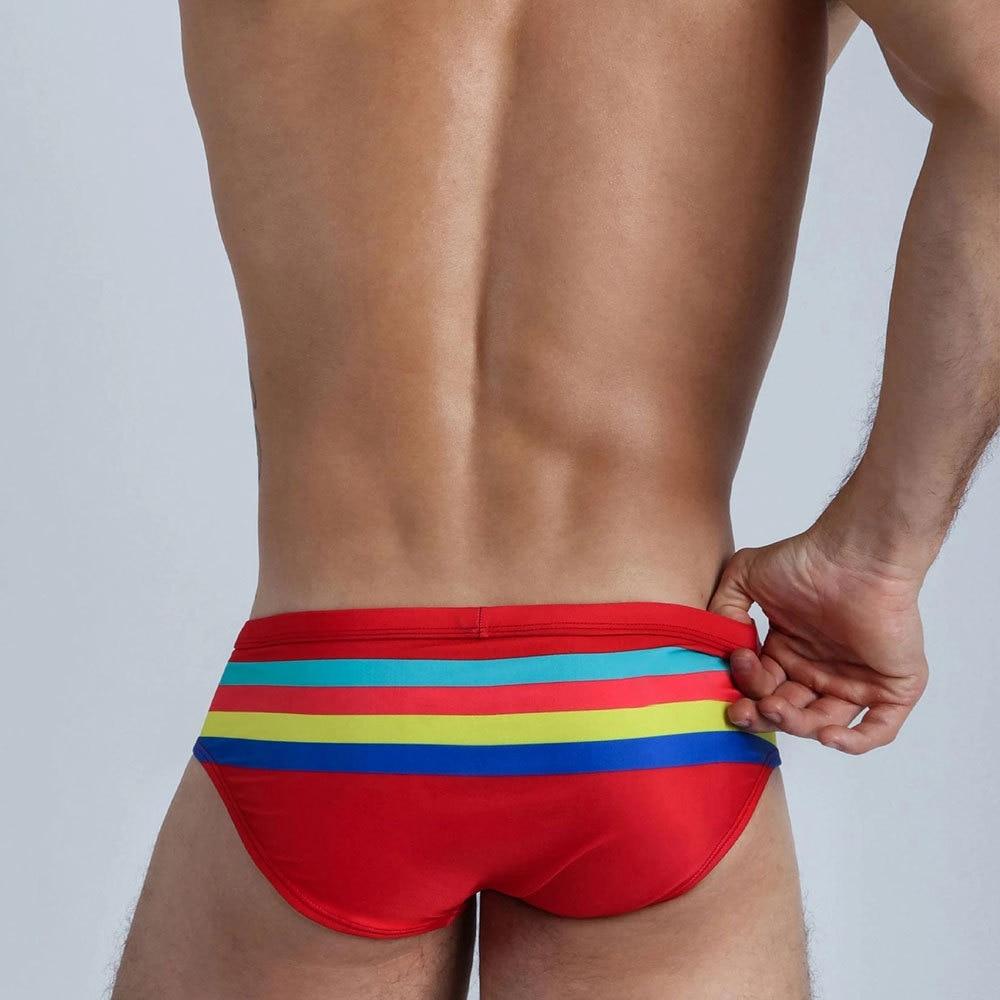 Striped Away Swim Briefs | dmunderwear detail image 4