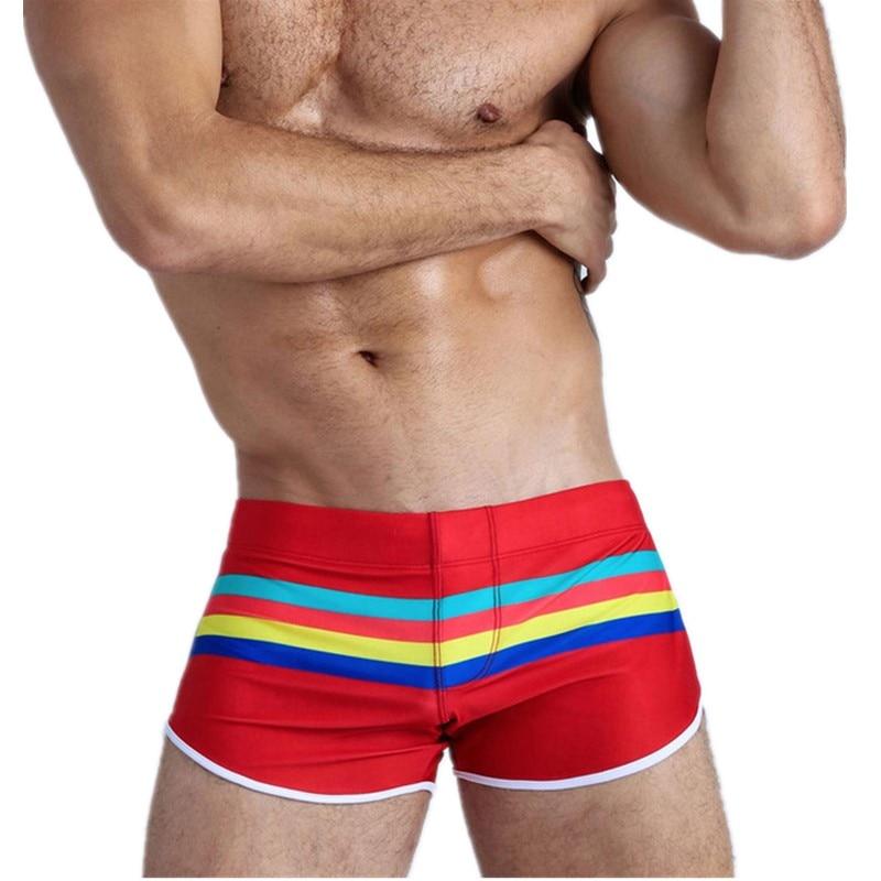 Striped Away Swim Trunks | dmunderwear detail image 5