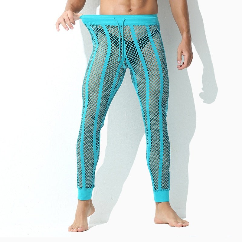 Striped Mesh Tights | dmunderwear detail image 1