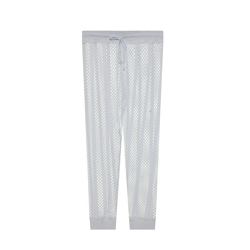 Striped Mesh Tights | dmunderwear detail image 10