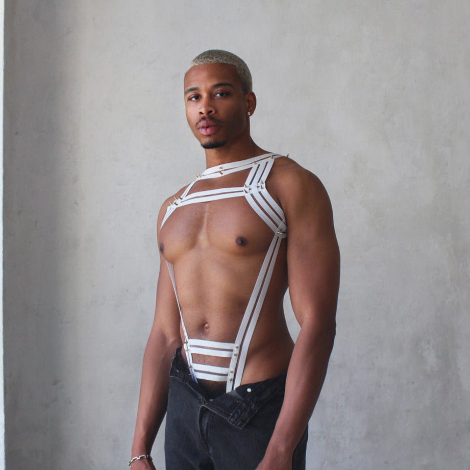 ORVLS Studded Triple Body Harness | dmunderwear product image 2
