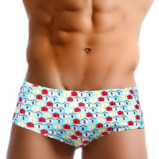 Taddlee Little Houses Swim Briefs | dmunderwear detail image 1
