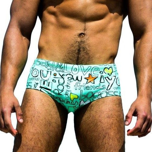 Taddlee Shout Out Swim Trunks | dmunderwear detail image 3
