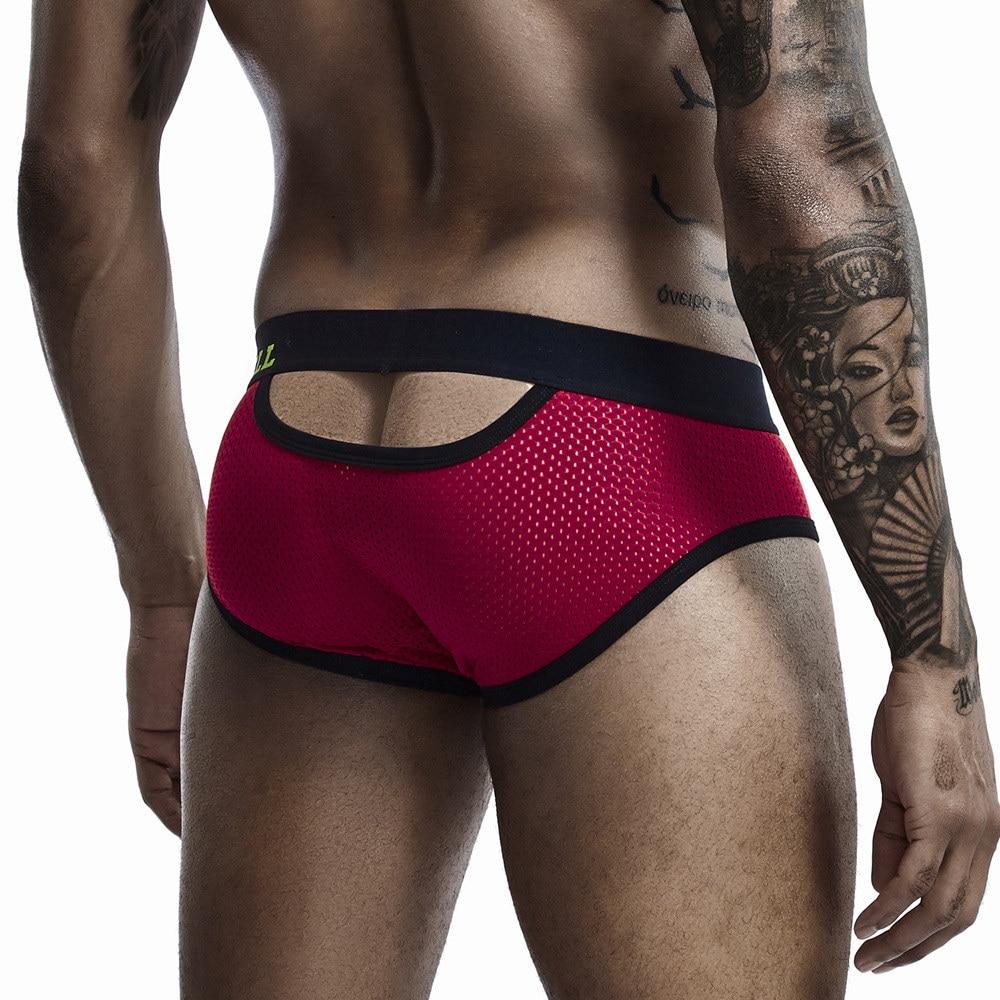 Tauwell Hollow Front + Back Mesh Briefs | dmunderwear variant image