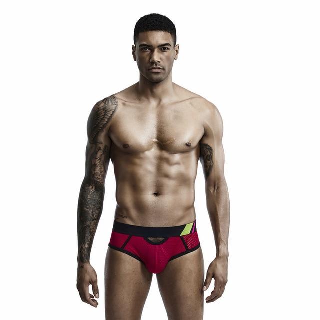 Tauwell Hollow Front + Back Mesh Briefs | dmunderwear detail image 3