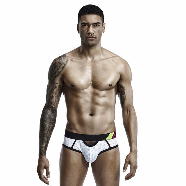 Tauwell Hollow Front + Back Mesh Briefs | dmunderwear detail image 4