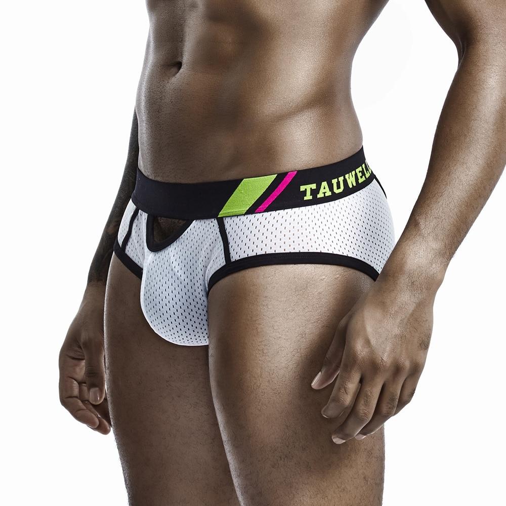 Tauwell Hollow Front + Back Mesh Briefs | dmunderwear detail image 6