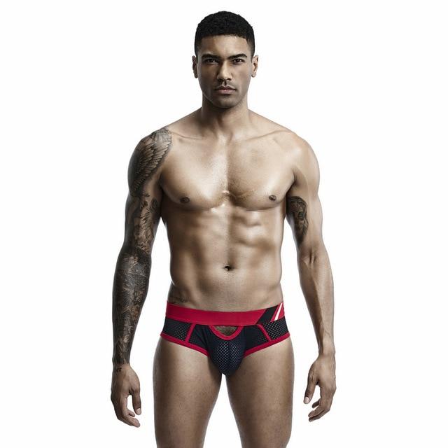 Tauwell Hollow Front + Back Mesh Briefs | dmunderwear detail image 7