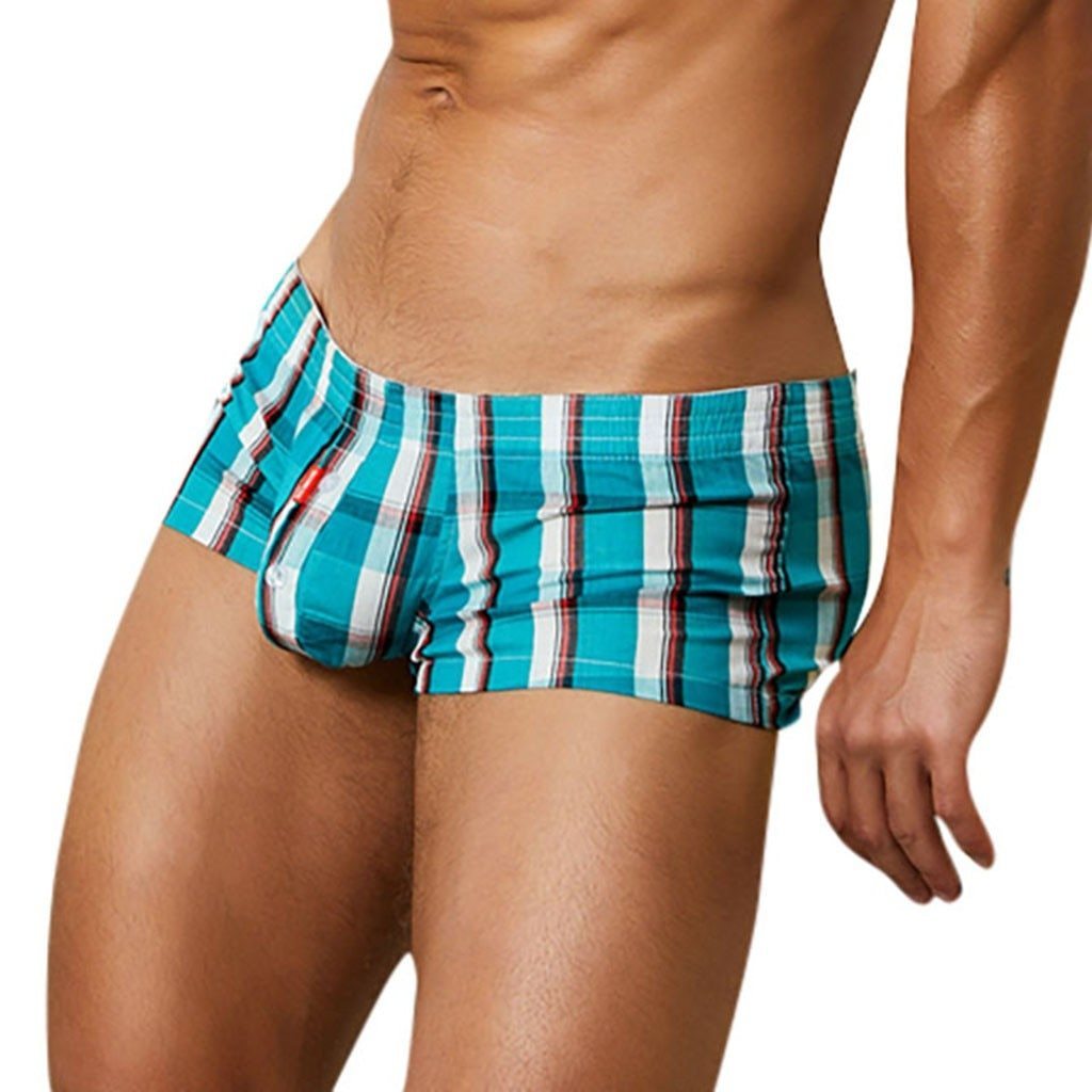 Tight Plaid Printed Boxers | dmunderwear detail image 19