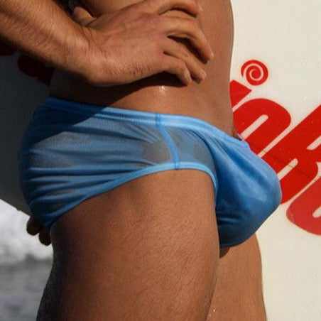 ORVLS Transparent Swim Briefs | dmunderwear detail image 7