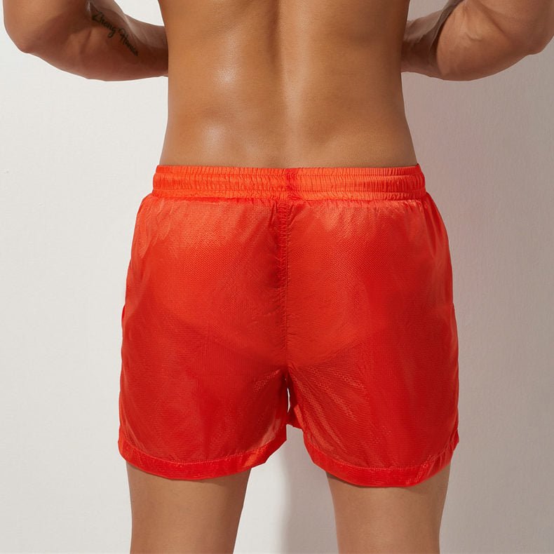 ORVLS Transparent Pocketed Board Shorts | dmunderwear detail image 14