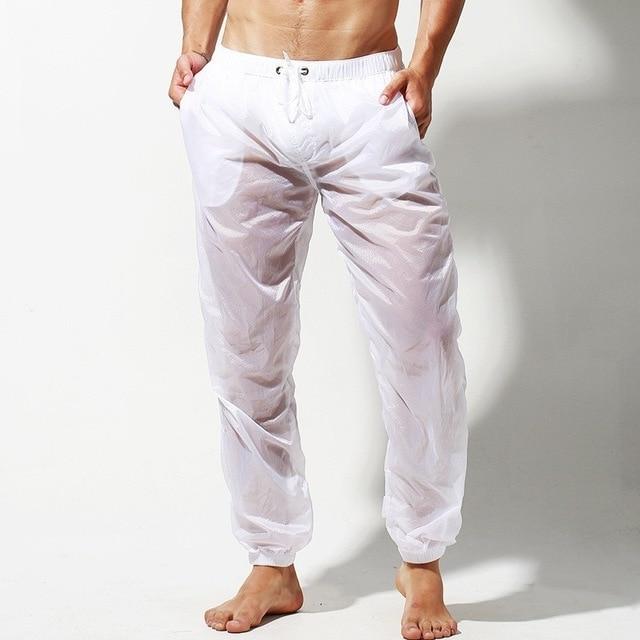 Transparent Racing Stripe Hoodie + Pants | dmunderwear detail image 5