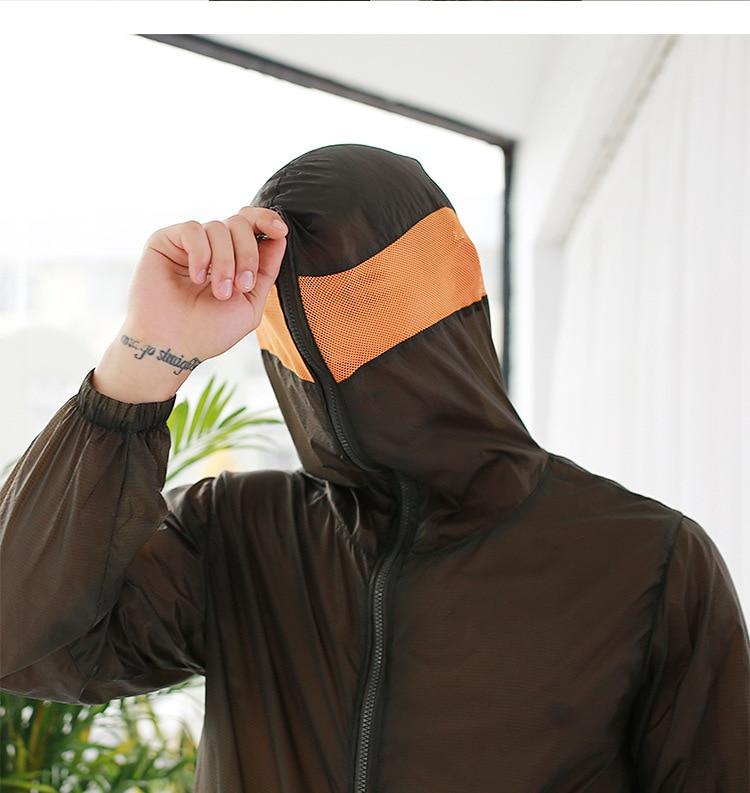 Transparent Racing Stripe Hoodie + Pants | dmunderwear detail image 8