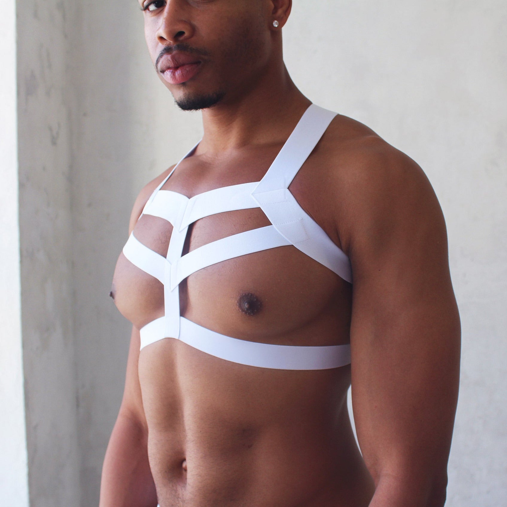 Triple Elastic Harness with Briefs | dmunderwear detail image 6