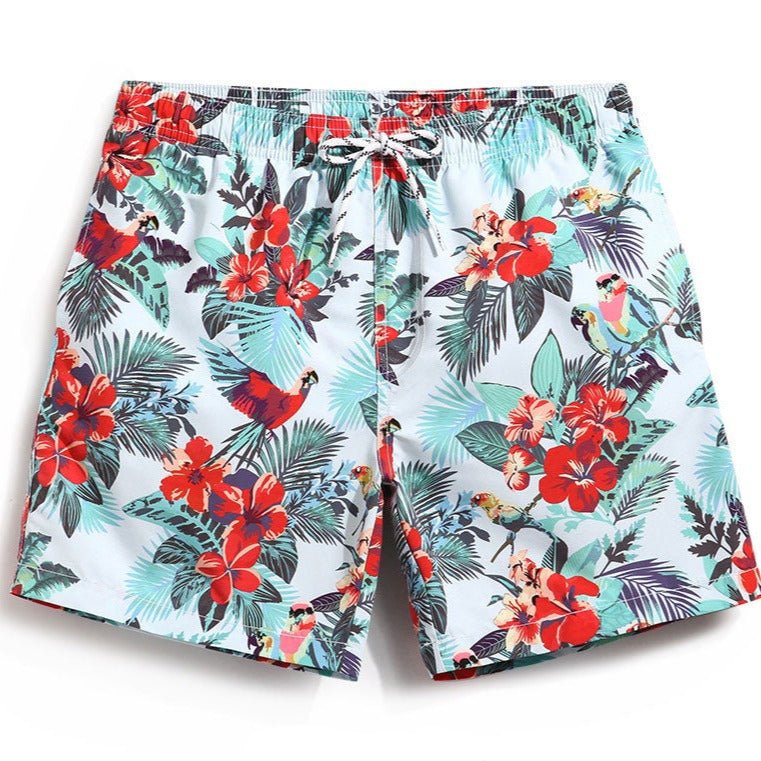 ORVLS Tropical Floral Board Shorts | dmunderwear detail image 1