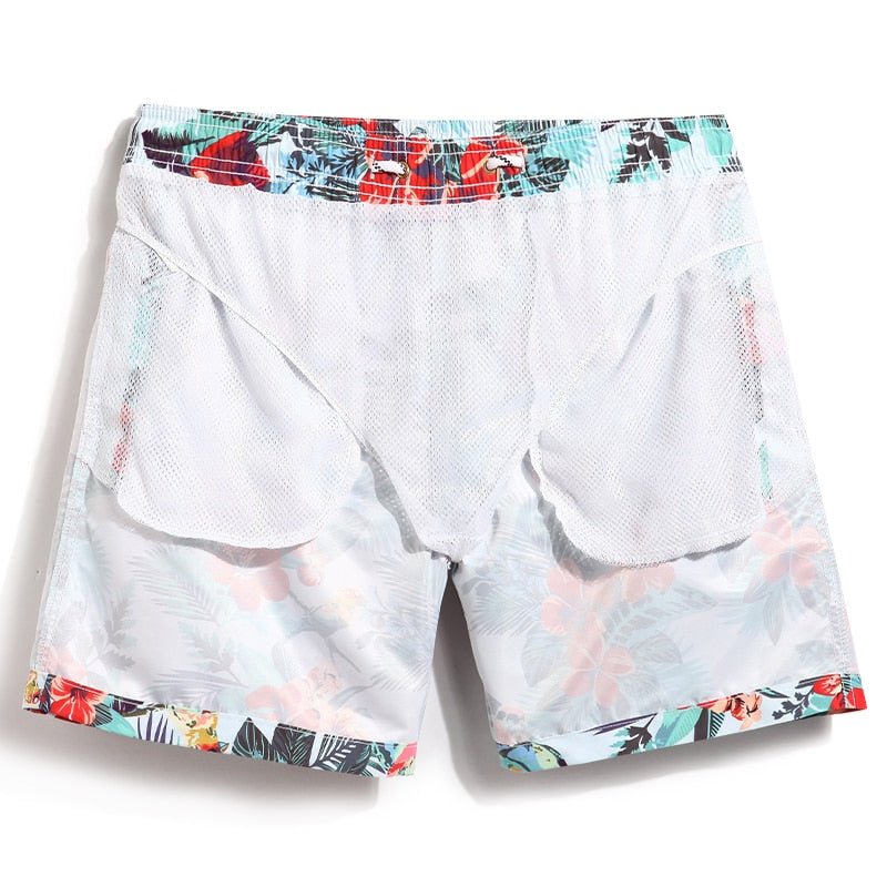 ORVLS Tropical Floral Board Shorts | dmunderwear detail image 4