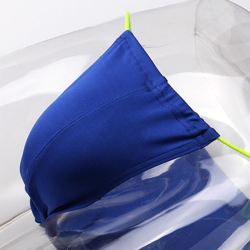 ORVLS Two Toned Bowtie Bikini Swim Briefs | dmunderwear detail image 6