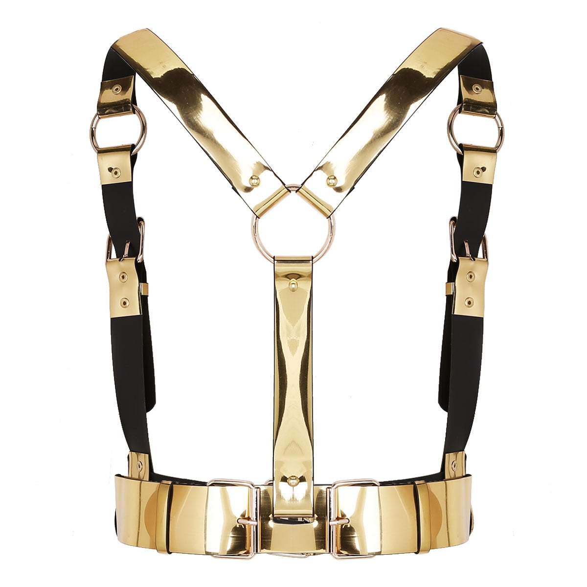 Unisex Punk Rave Festival Harness | dmunderwear detail image 1