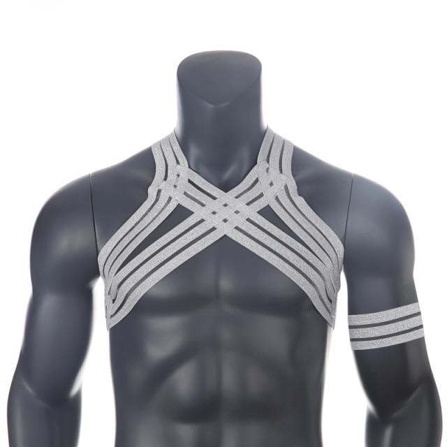 Waterfall Harness + Chain | dmunderwear detail image 1