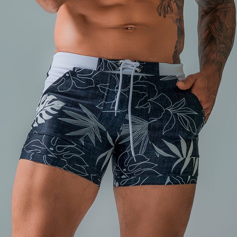 Wild Forest Swim Trunks | dmunderwear detail image 1