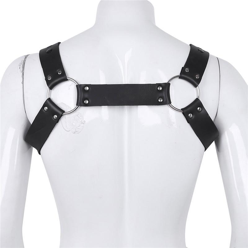 Zippered X-Cross Chest Harness | dmunderwear product image 2