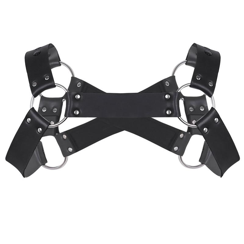 Zippered X-Cross Chest Harness | dmunderwear product image 4
